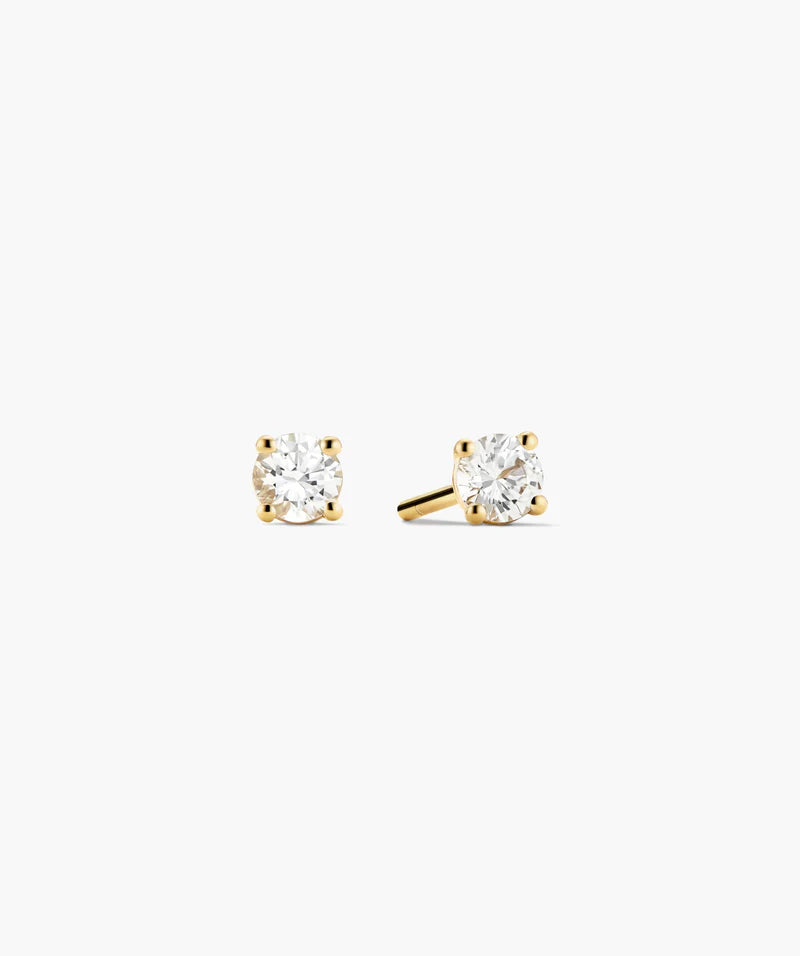NORTHWA Round Lab Grown Sapphire Studs